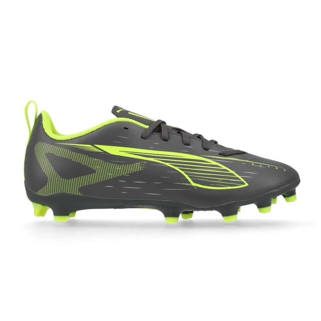 Puma Ultra 5 Play Fg/ag Kids Boys Football Shoes Grey 108170-03