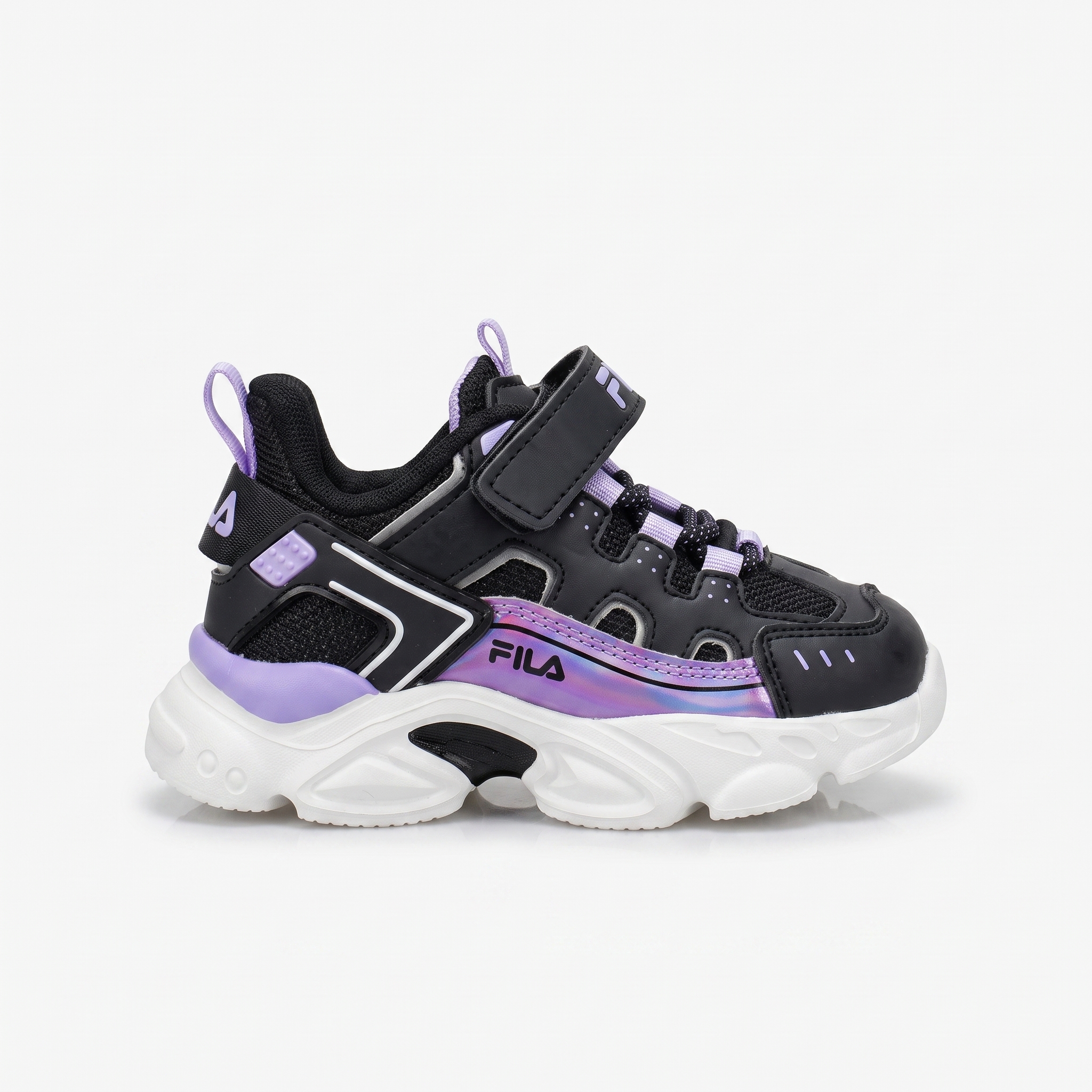 Fila Memory Spinel 3 V Fashion Sneakers Infants Baby Girls Shoes Black 7yf33002-080