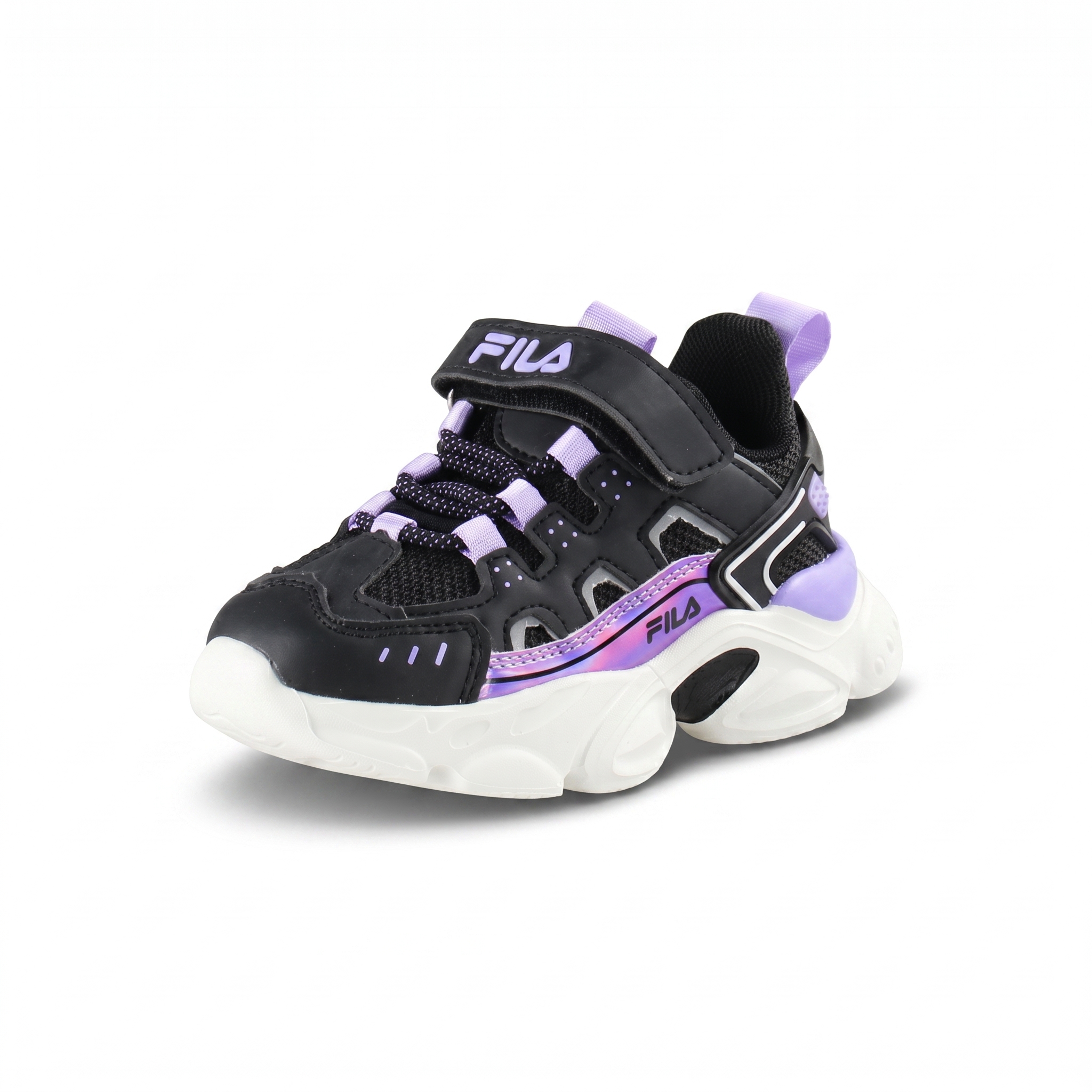 Fila Memory Spinel 3 V Fashion Sneakers Infants Baby Girls Shoes Black 7yf33002-080