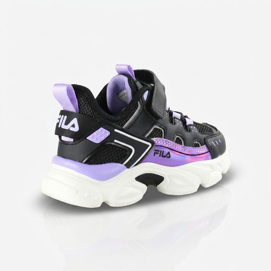 Fila Memory Spinel 3 V Fashion Sneakers Infants Baby Girls Shoes Black 7yf33002-080