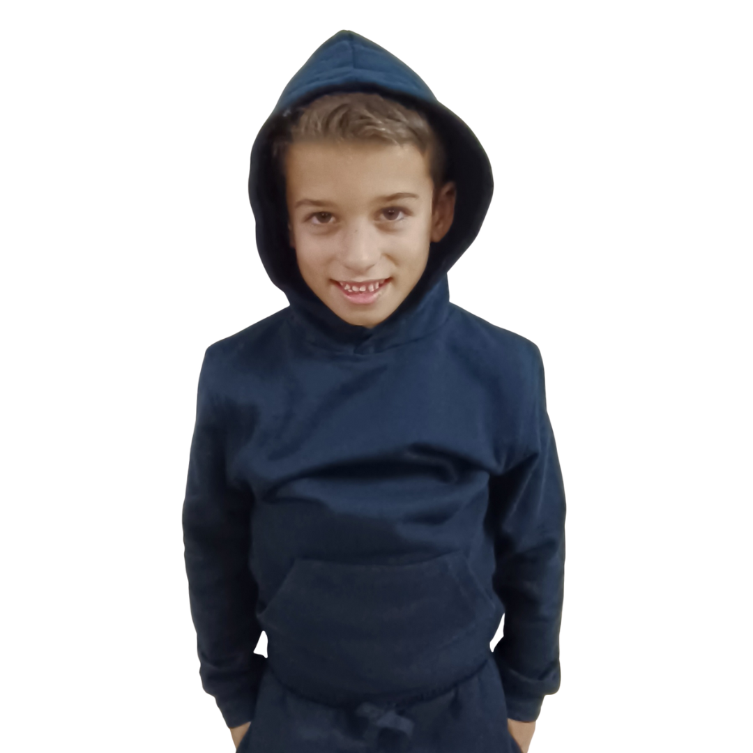 School Life Boys Hoodie Navy