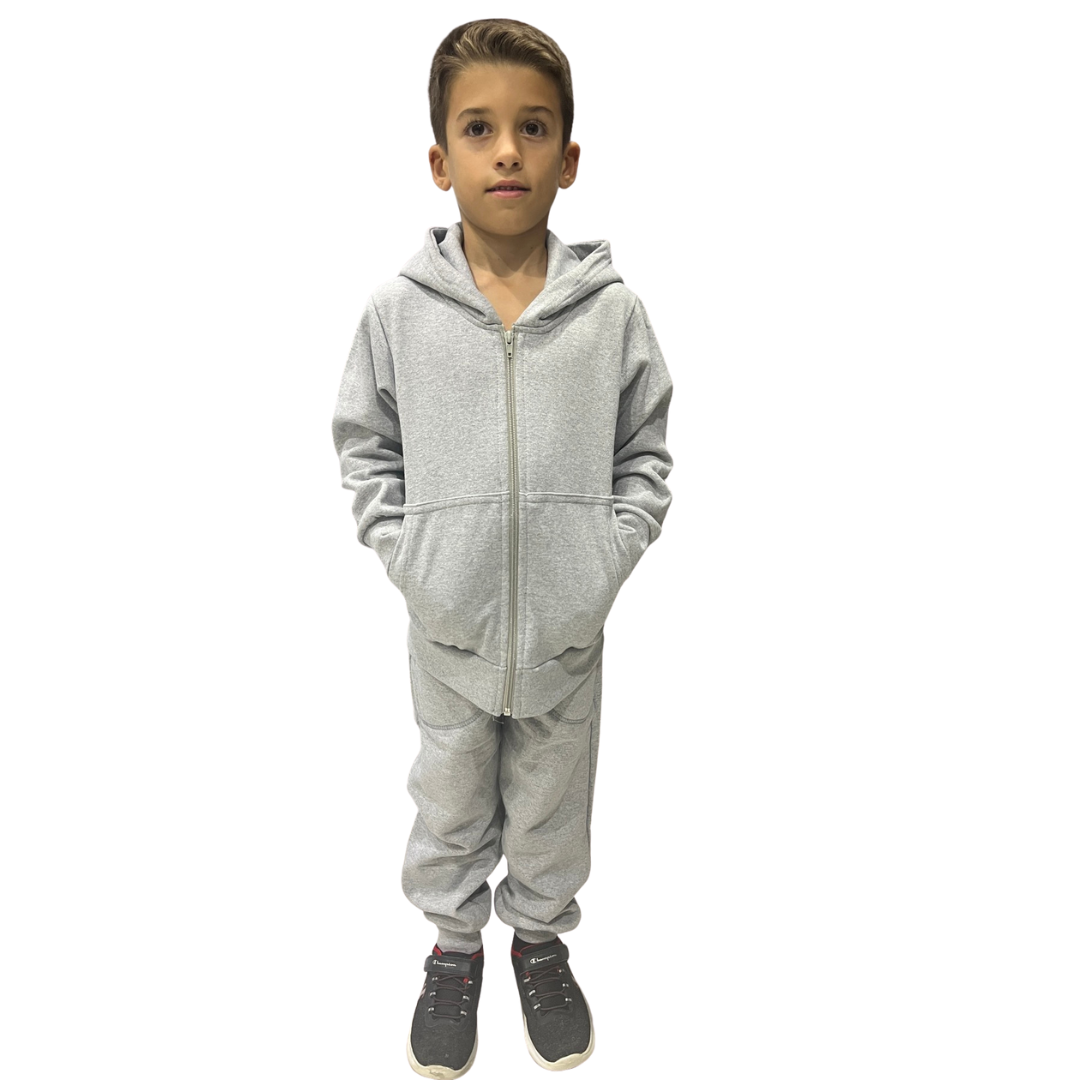 School Life Tracksuit Boys Set Grey