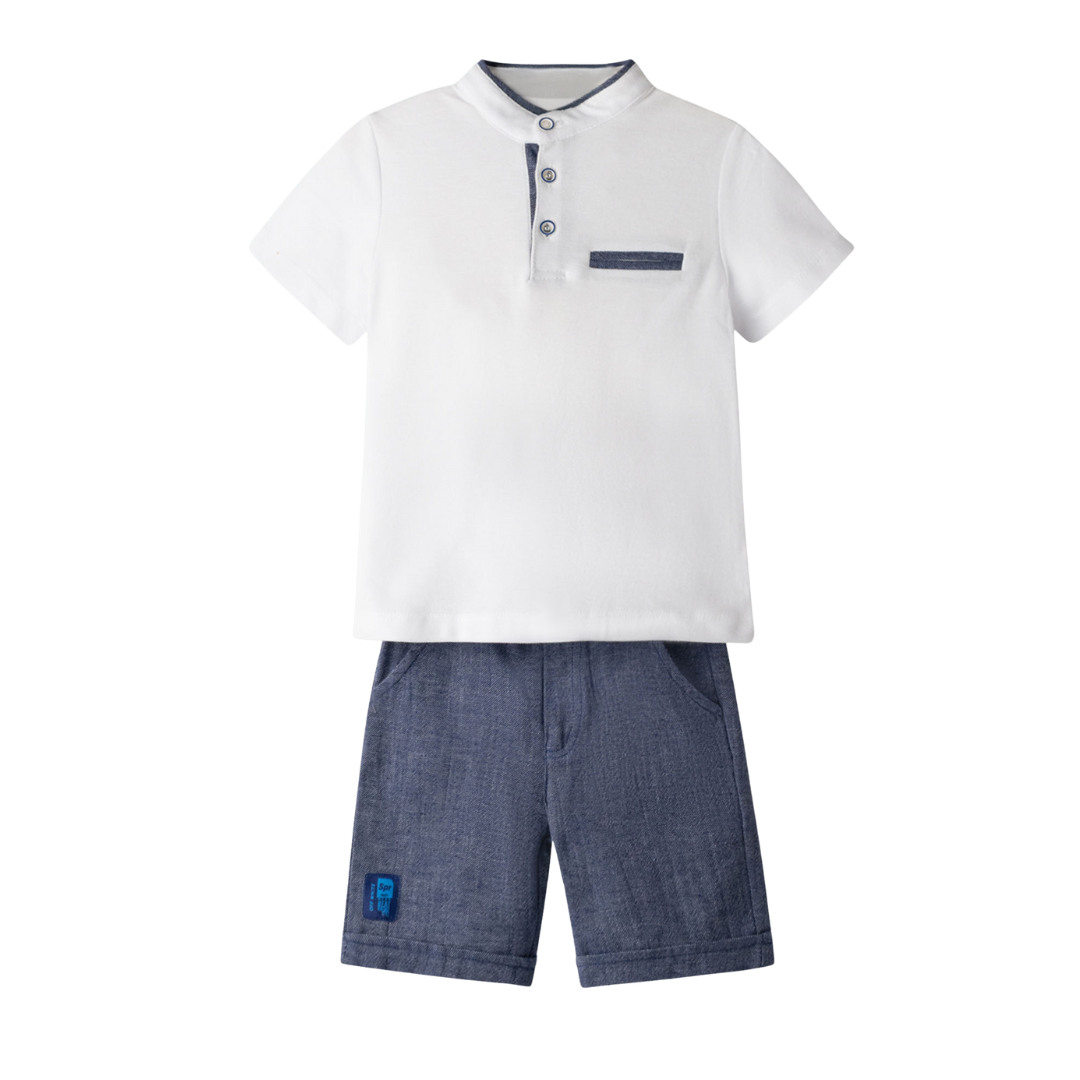 Hashtag For Boys Short Set White 266825-wh