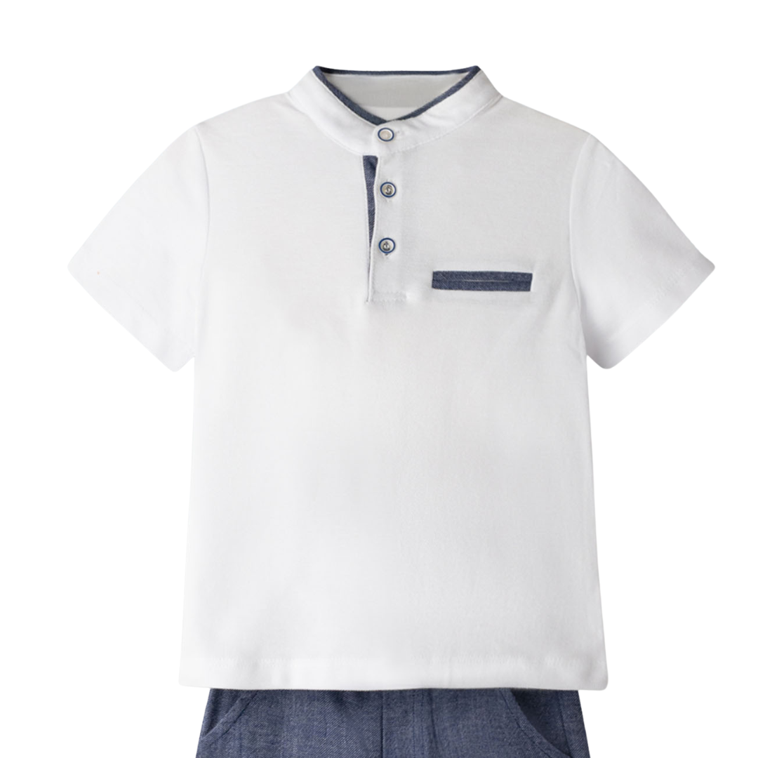 Hashtag For Boys Short Set White 266825-wh