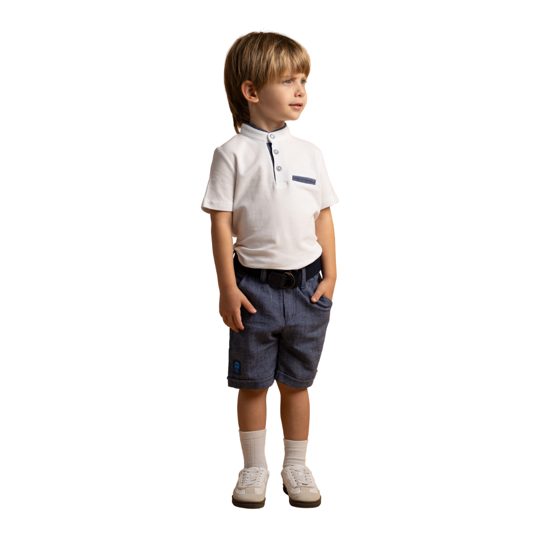 Hashtag For Boys Short Set White 266825-wh