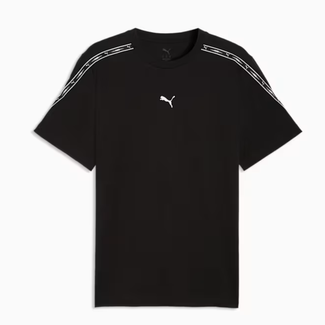 Puma Essentials Tape Tee Men T-shirt Black 691693-01