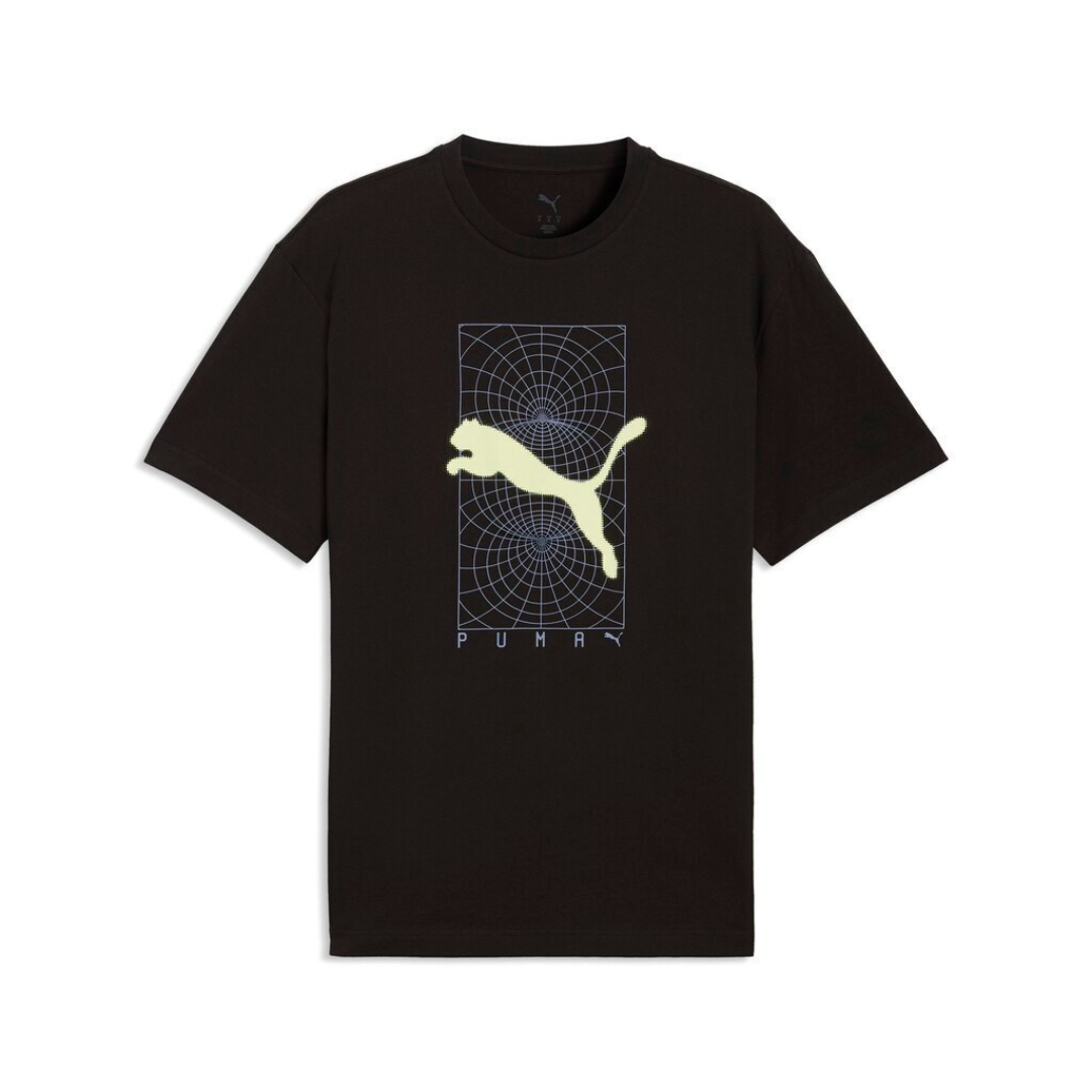 Puma Pumatech Relaxed Graphic Tee Men T-shirt Black 692233-01