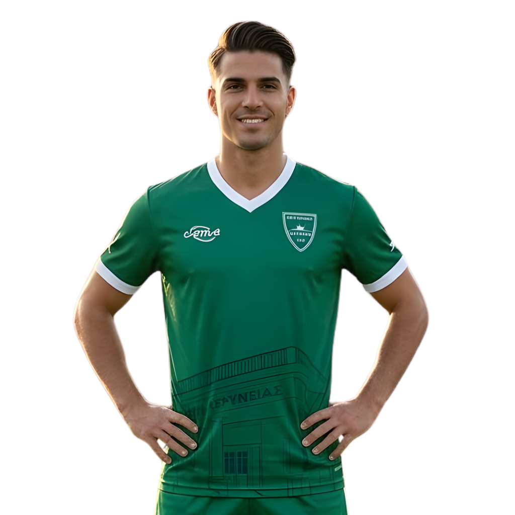 Anagennisis Deryneias Official Home Jersey T-shirt Green 2025-2026