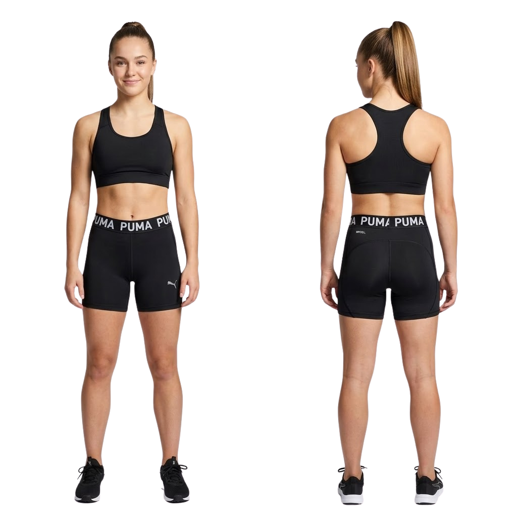 Puma Puma Strong Short Tights Sports Girls Black 526925-01