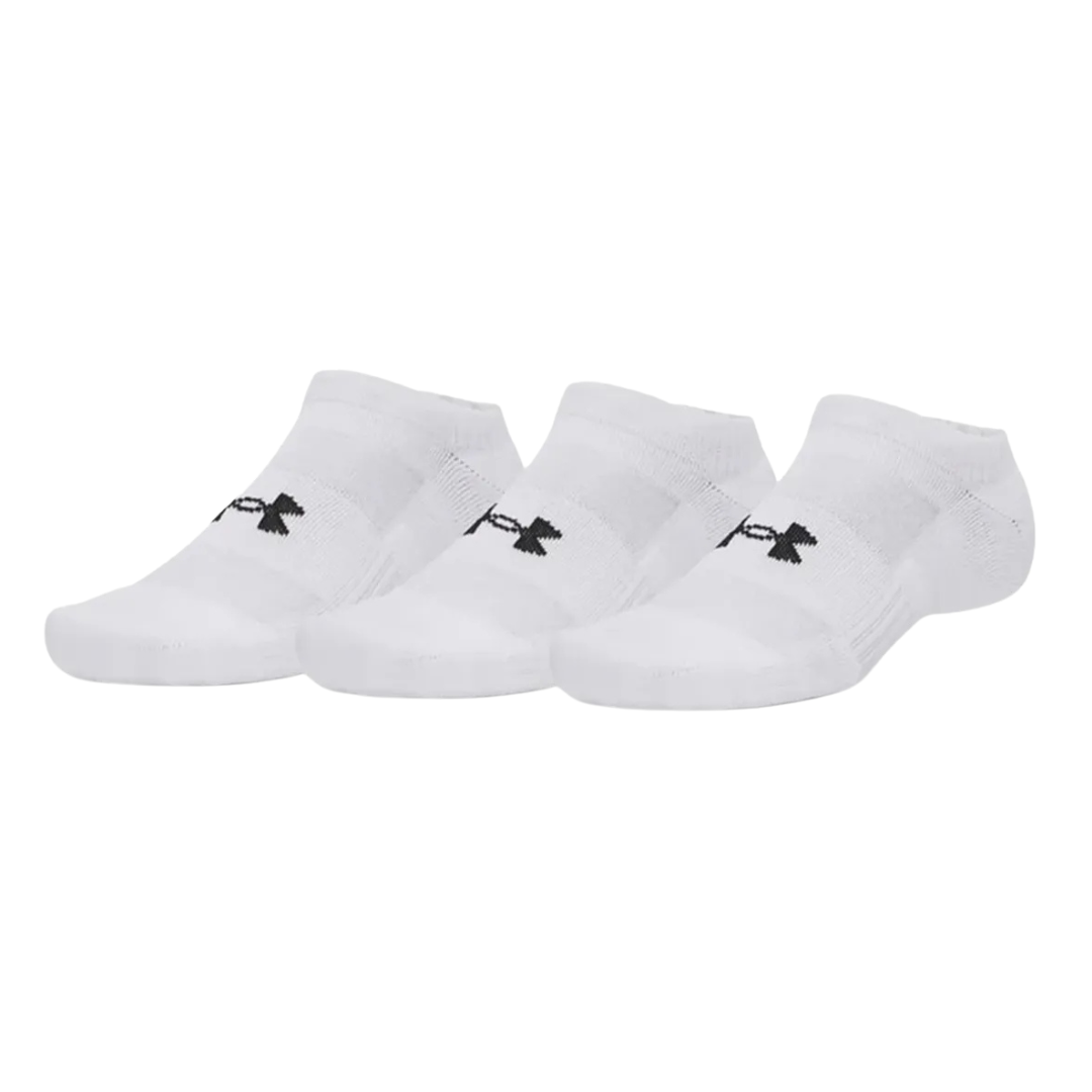 Under Armour Performance Cotton 3 Pack Unisex Socks White 6009683-100