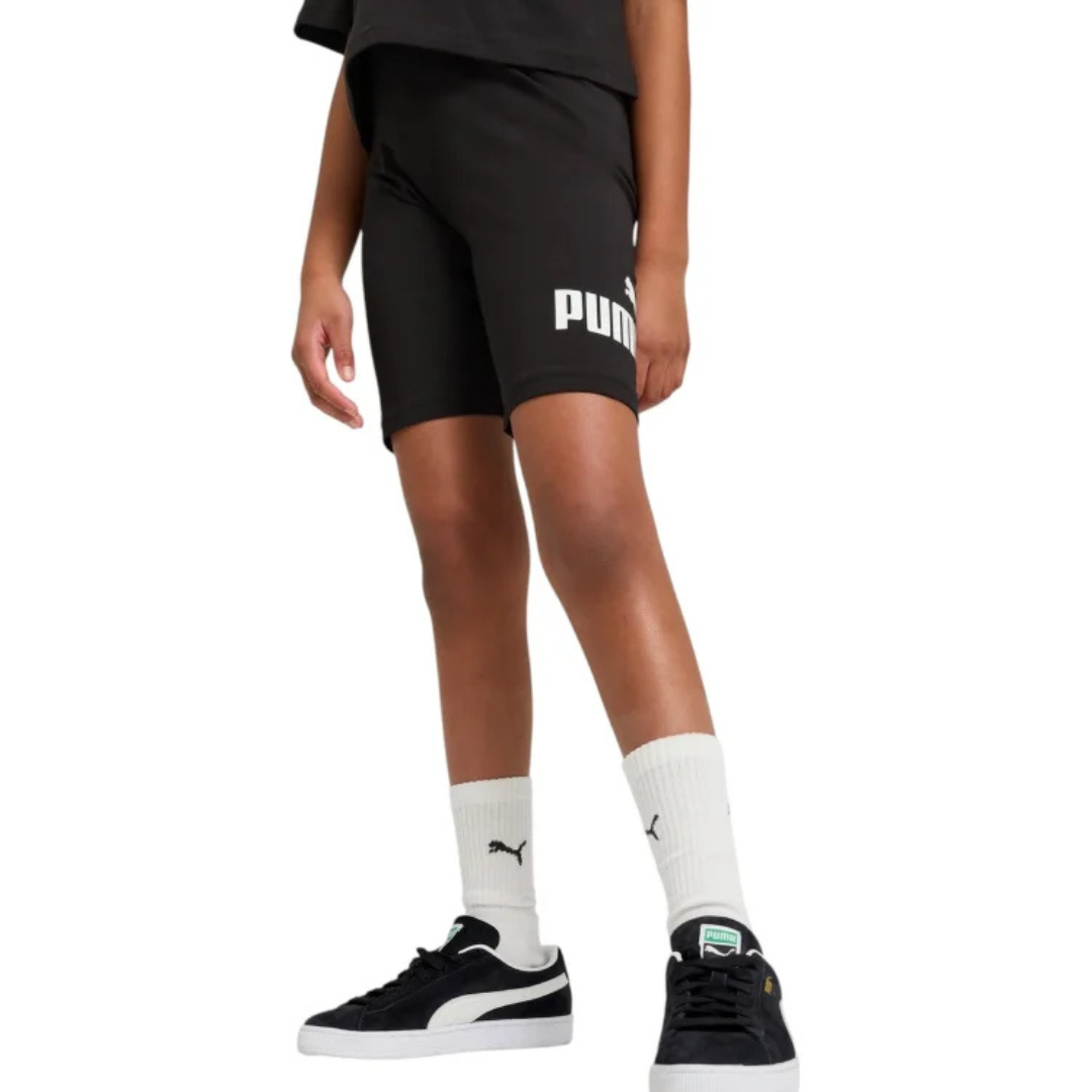 Puma Essential No. 1 Logo Leggings Girls Short Black 684902-01