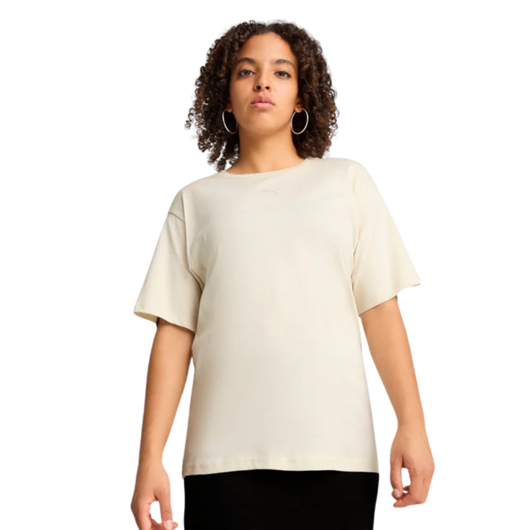 Puma Essentials Relaxed Tee Women T-shirt Beige 684971-87