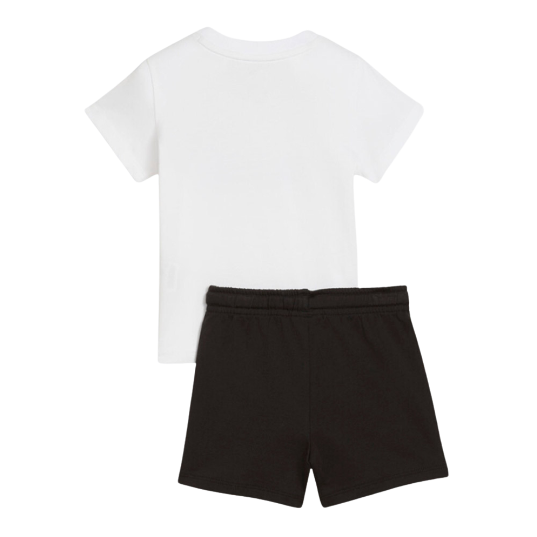 Puma Minicats Essentials Tee And Short Infants Boys Set Black 686285-57