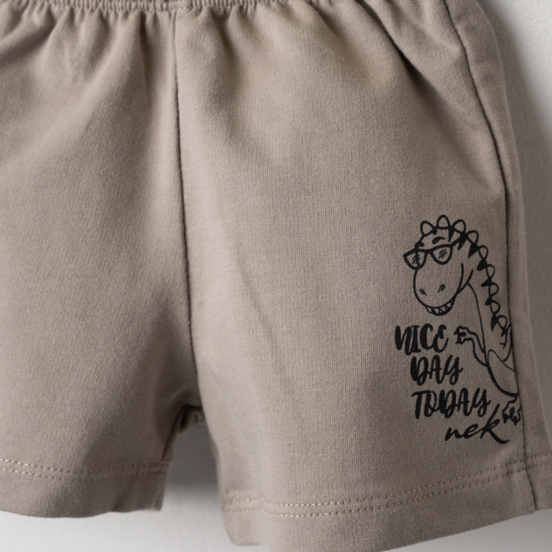Nek Kids Wear Infant Boys Short Set Yellow 51026-66