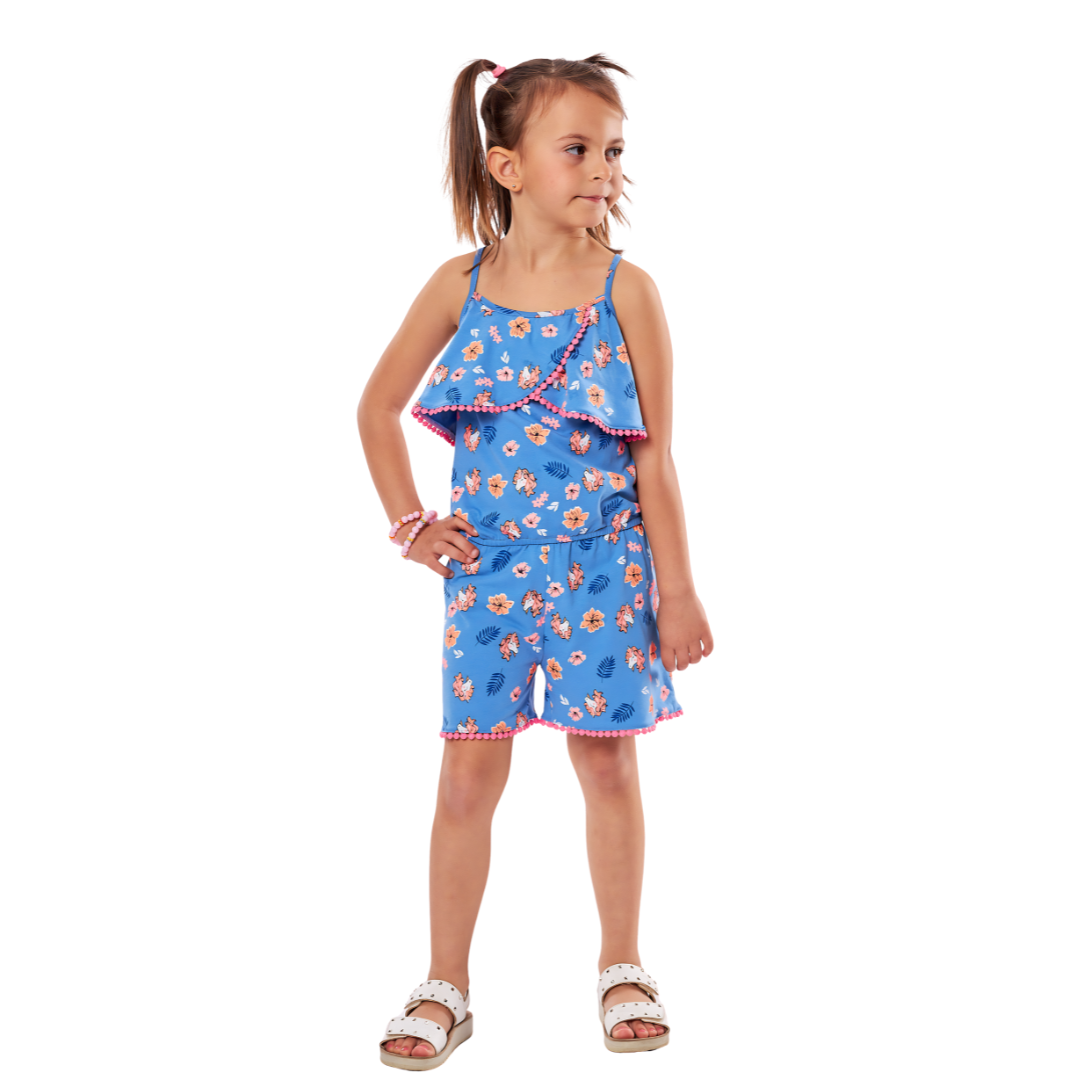 Ebita Girl One Pice Short Blue 238209-bl