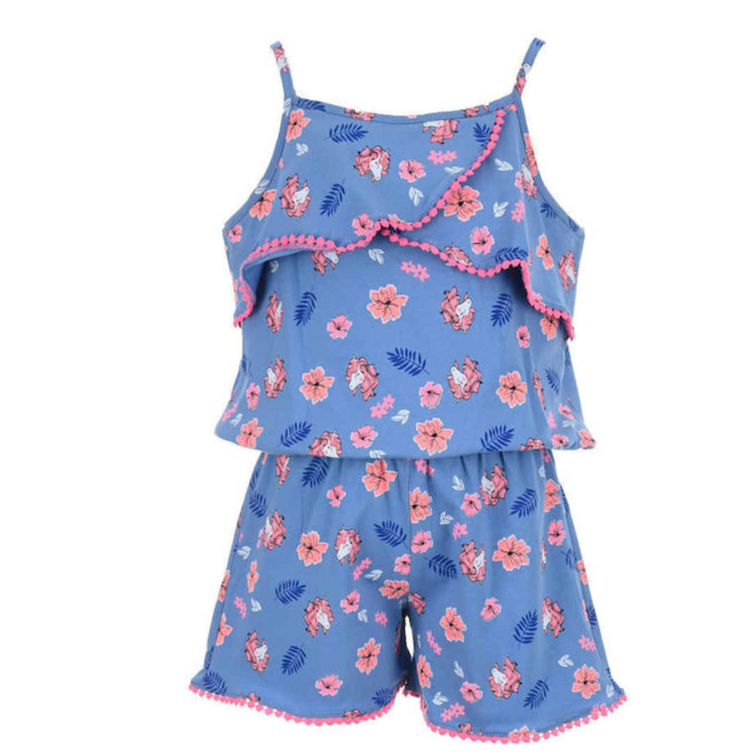 Ebita Girl One Pice Short Blue 238209-bl