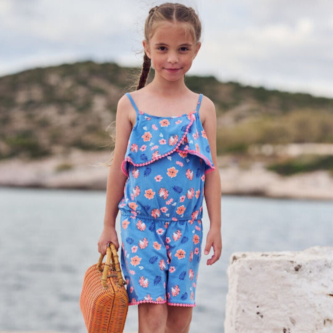 Ebita Girl One Pice Short Blue 238209-bl