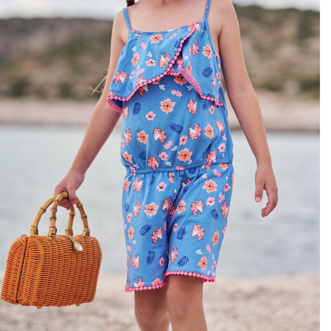 Ebita Girl One Pice Short Blue 238209-bl