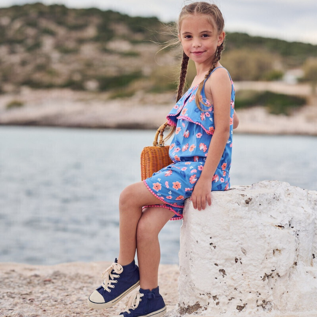 Ebita Girl One Pice Short Blue 238209-bl