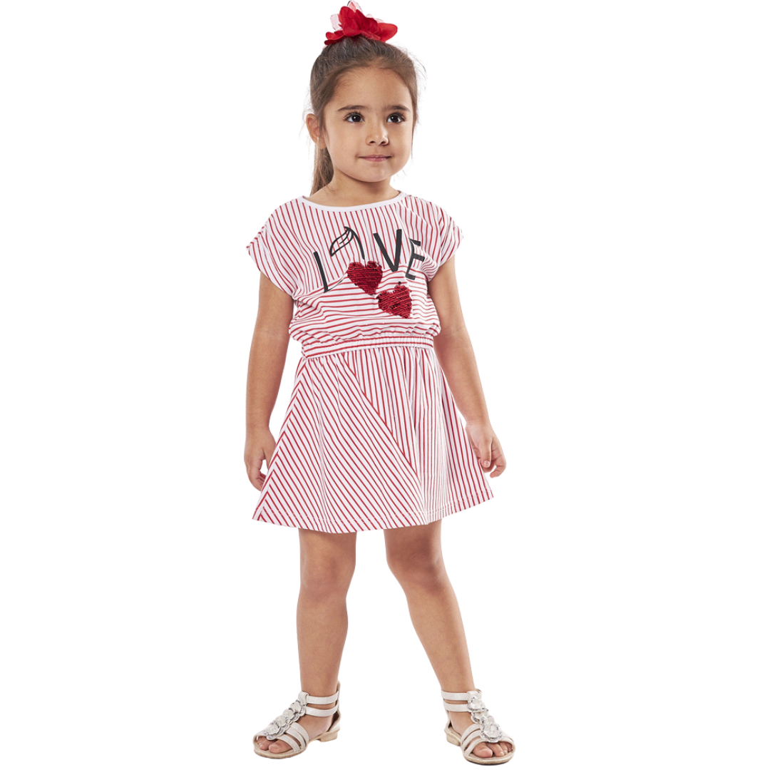 Ebita Girl Dress Red 238249-re