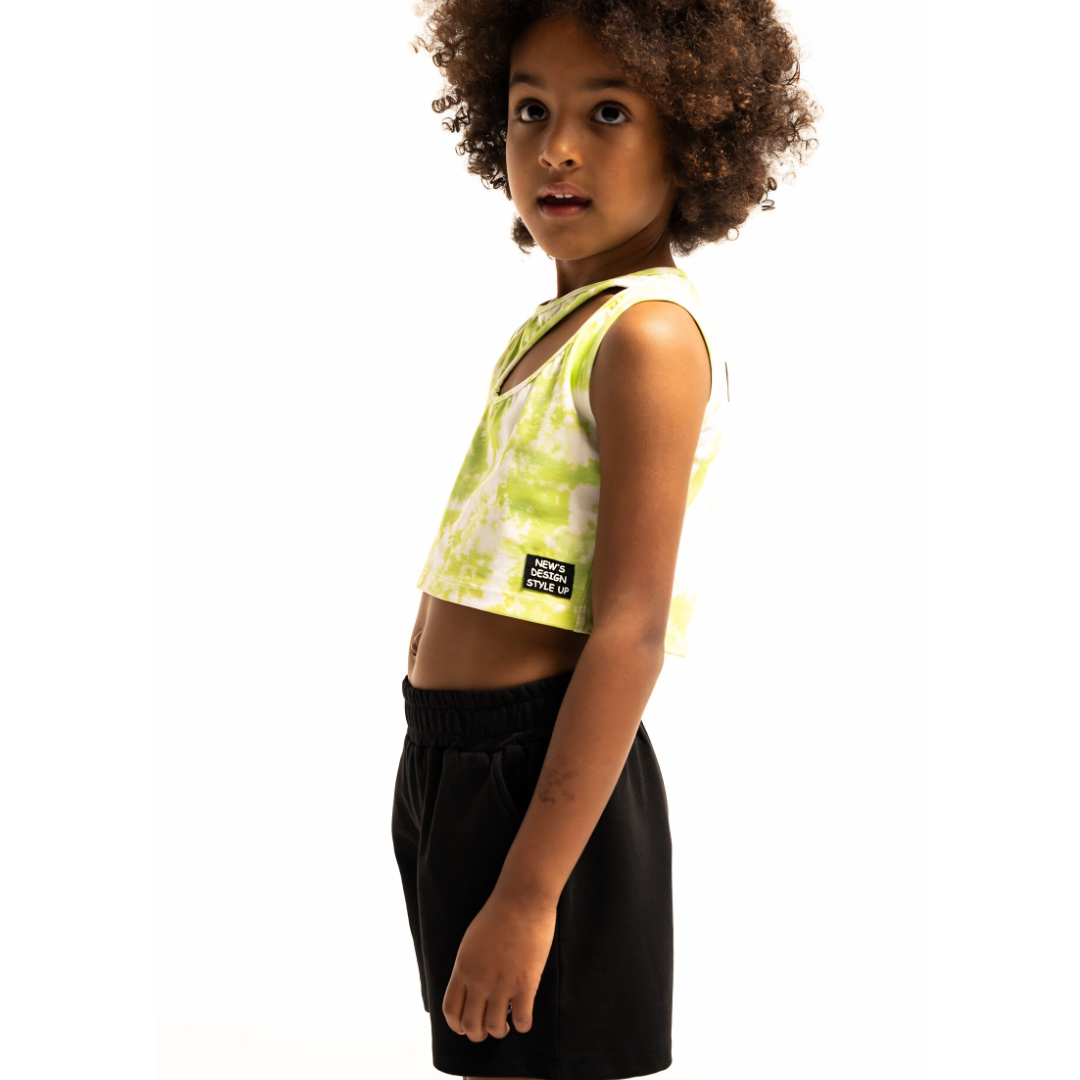 Ebita Girl Short Set Green 254072-gn