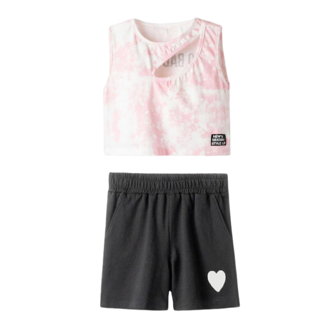 Ebita Girl Short Set Pink 254072-pi