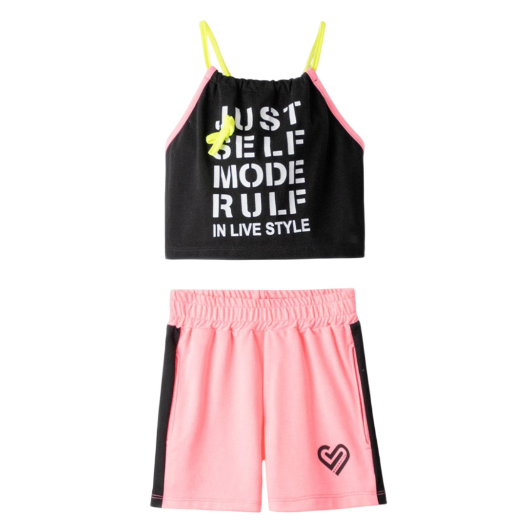 Ebita Girl Short Set Pink 254073-pi