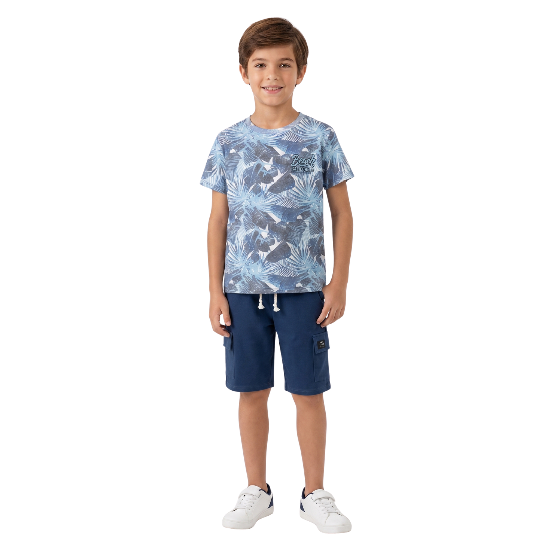 Hashtag For Boys Short Set Blue 266744-bl