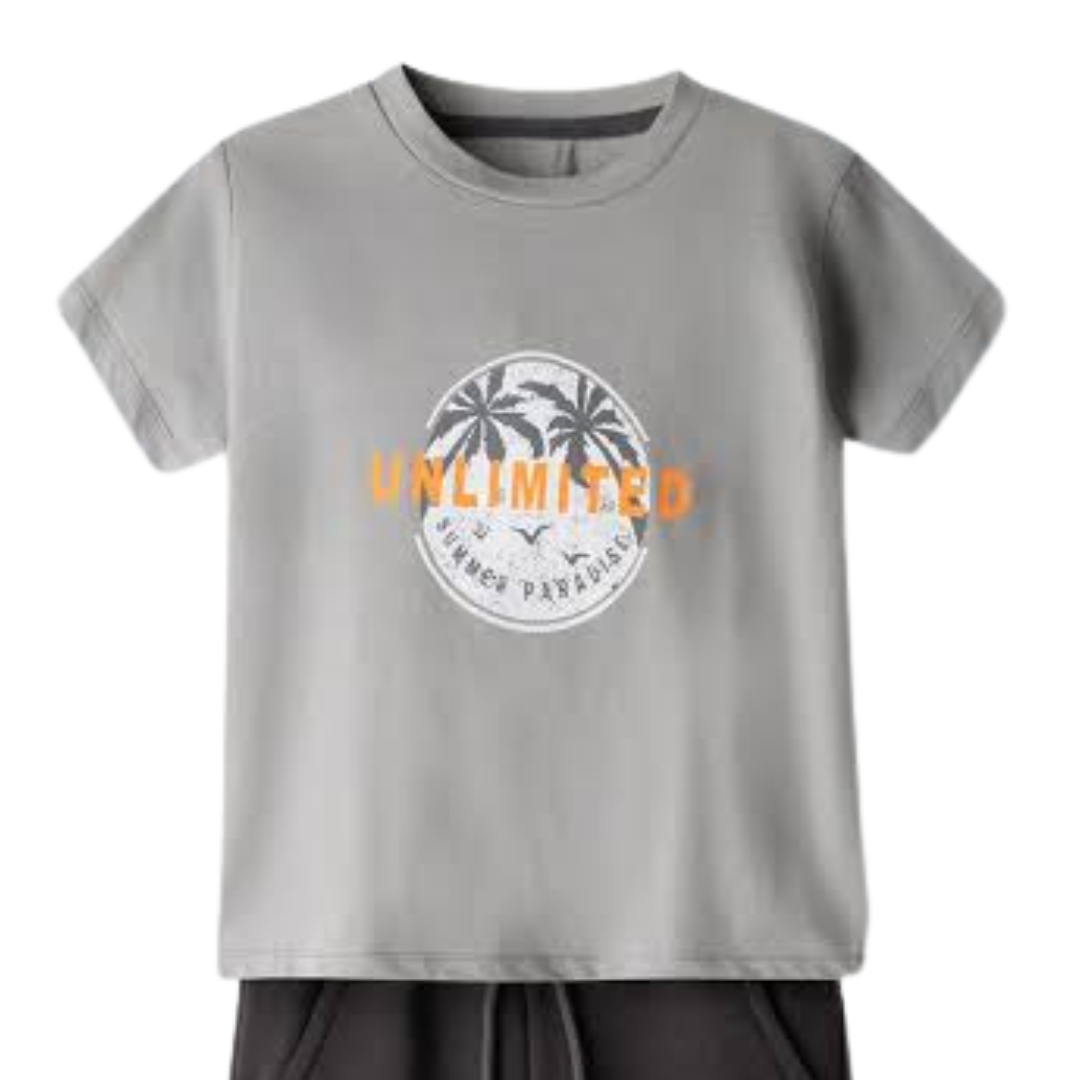 Hashtag For Boys Short Set Grey 266834-gr