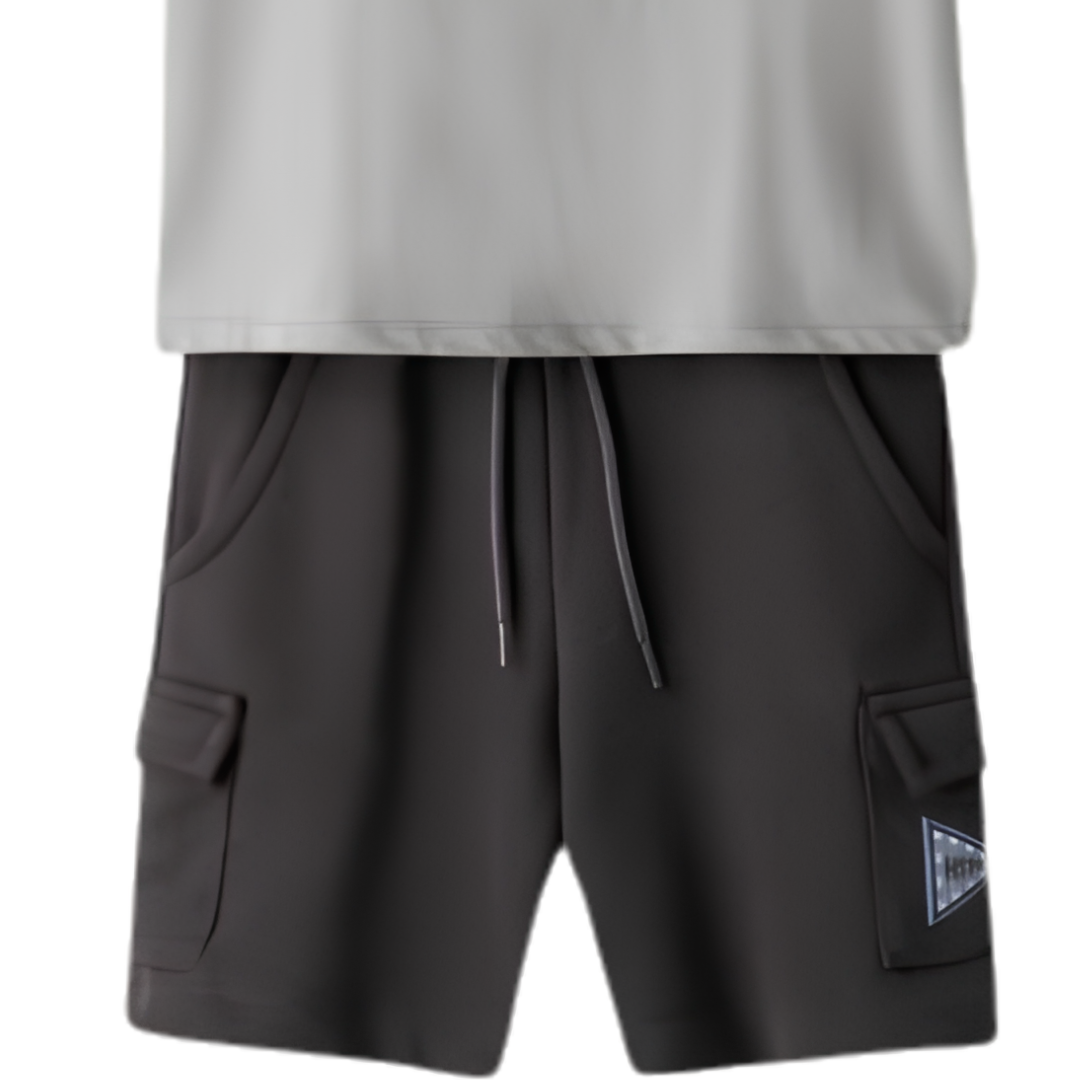 Hashtag For Boys Short Set Grey 266834-gr