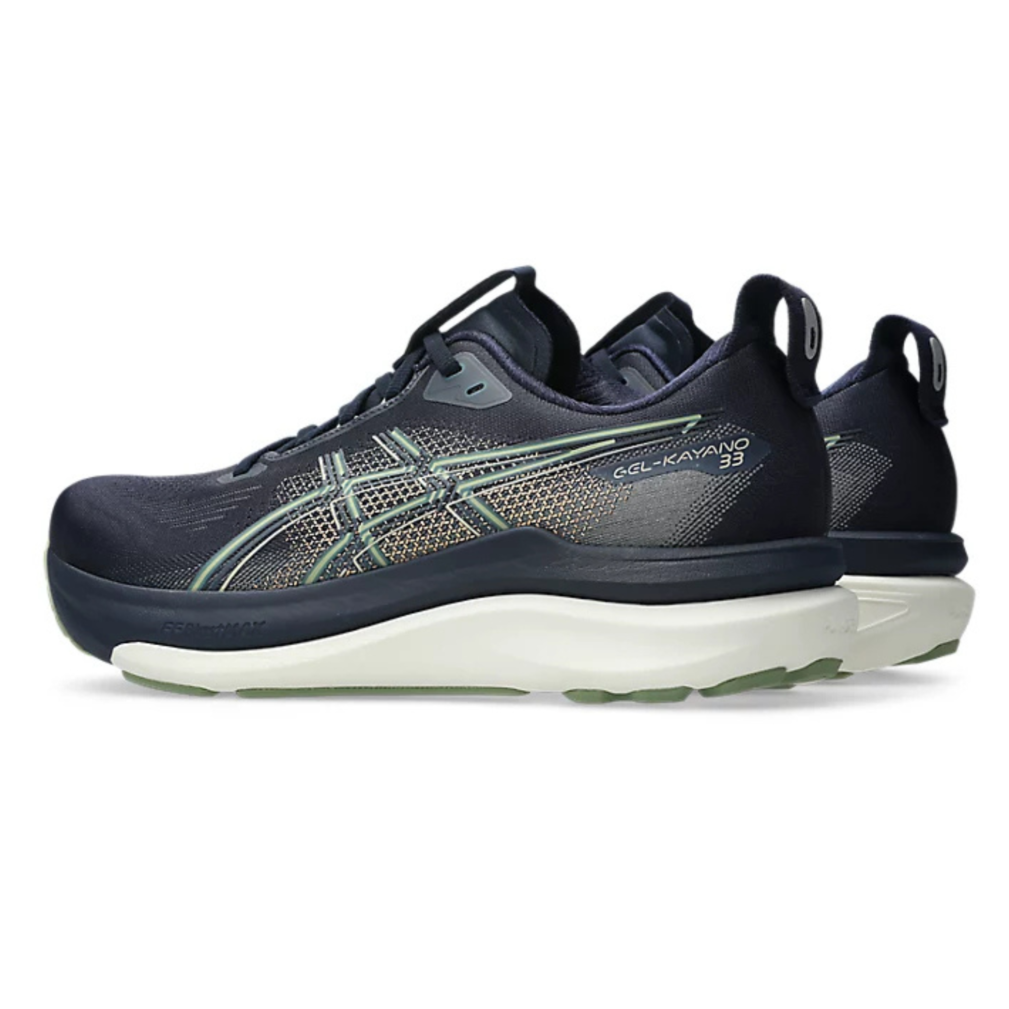 Asics Men Gel-kayano 33 Running Shoes Navy 1011C167-402