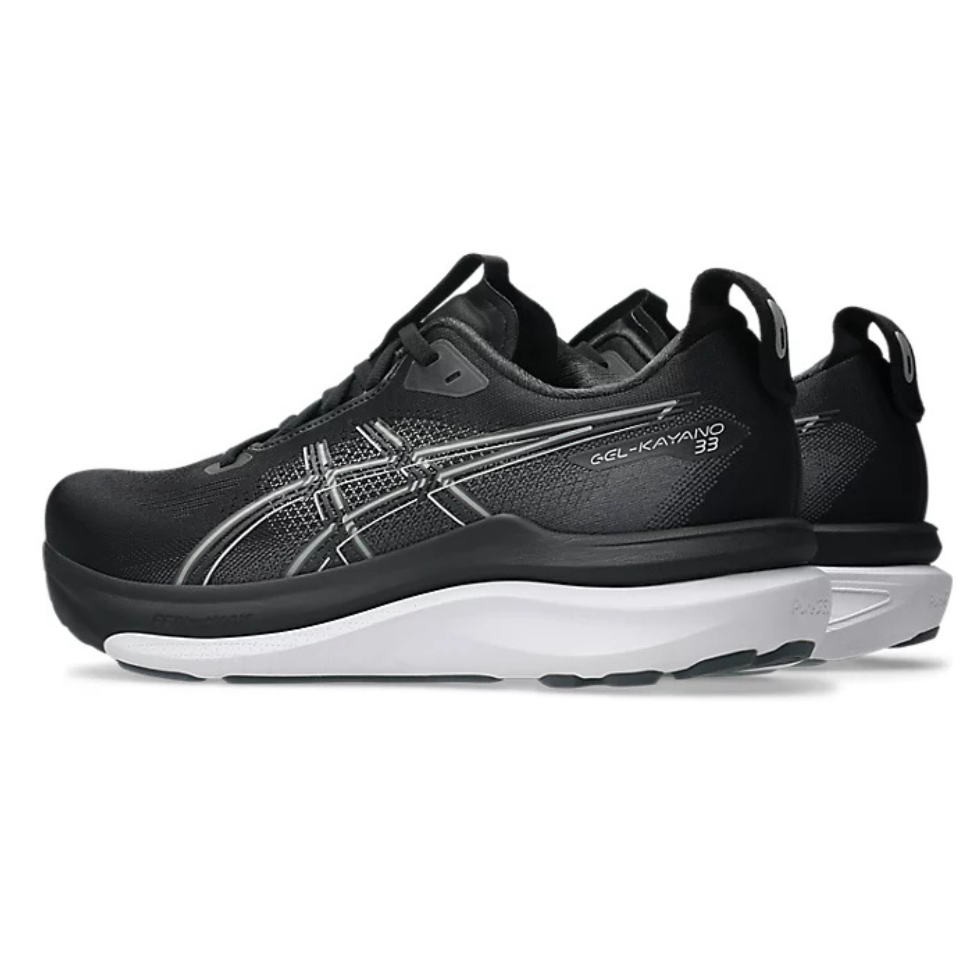 Asics Men Gel-kayano 33 Running Shoes Black 1011c167-002