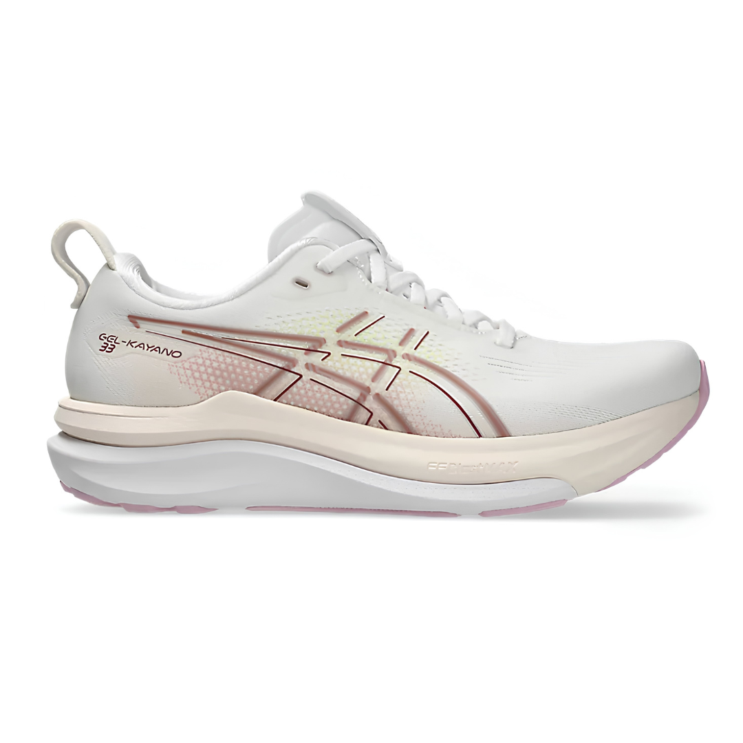 Asics Women Gel-kayano 33 Running Shoes Beige 1012b939-100