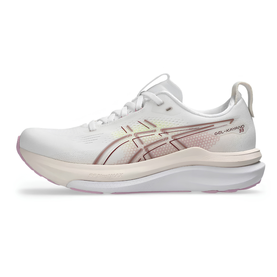 Asics Women Gel-kayano 33 Running Shoes Beige 1012b939-100