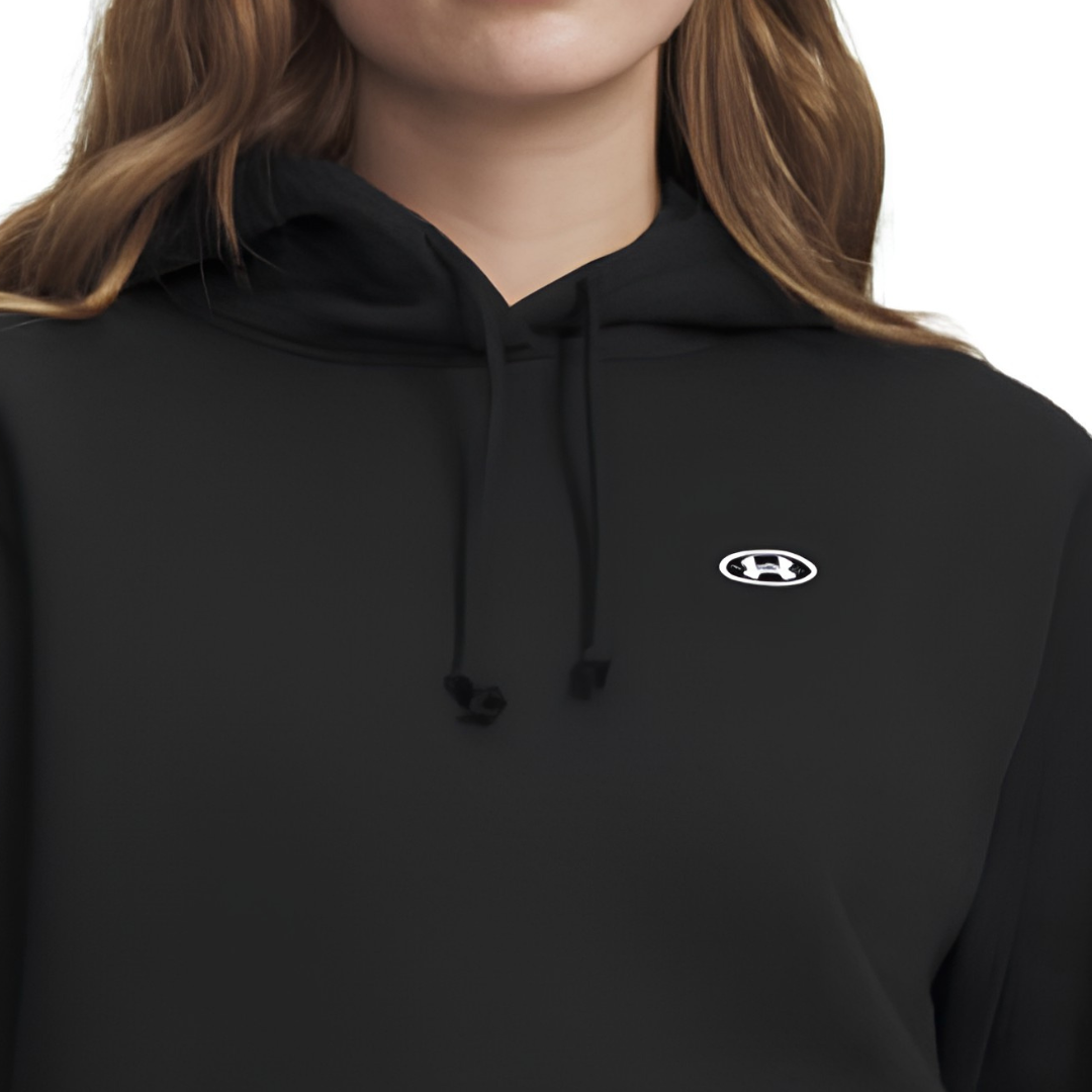 Under Armour Women Rival Flc Hoodie Black 6013548-008