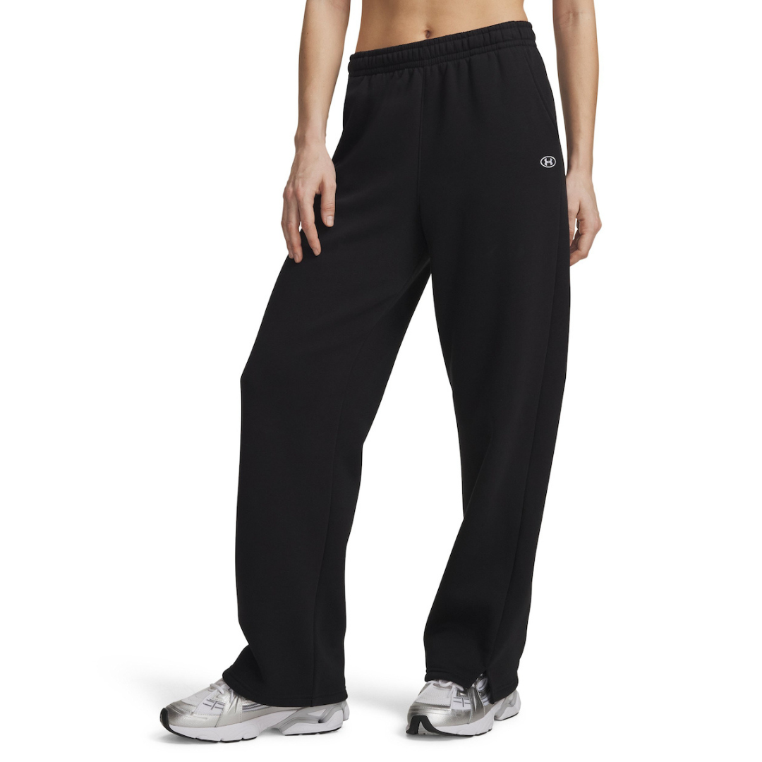 Under Armour Women Rival Flc Straight Pant Black 6013552-008
