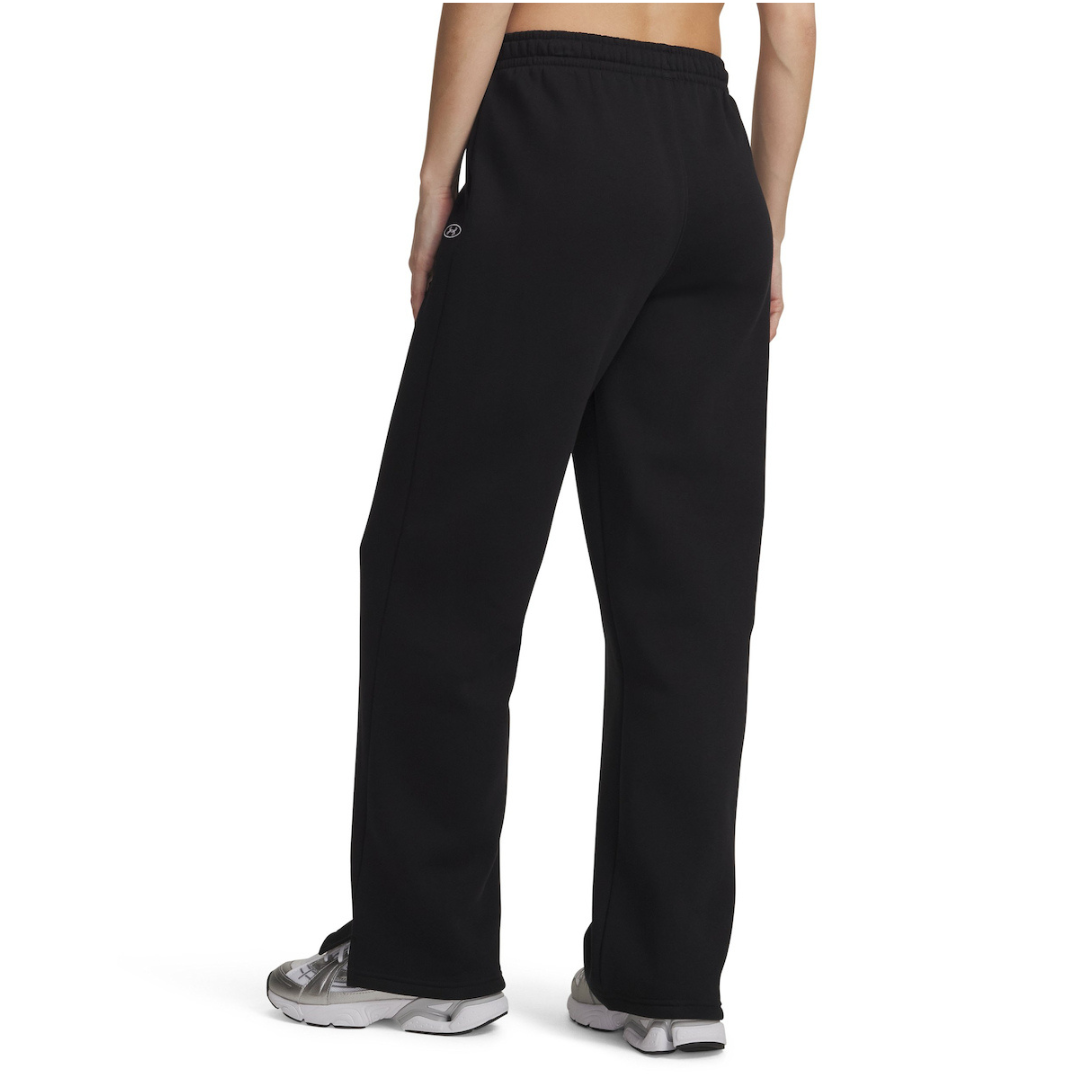 Under Armour Women Rival Flc Straight Pant Black 6013552-008