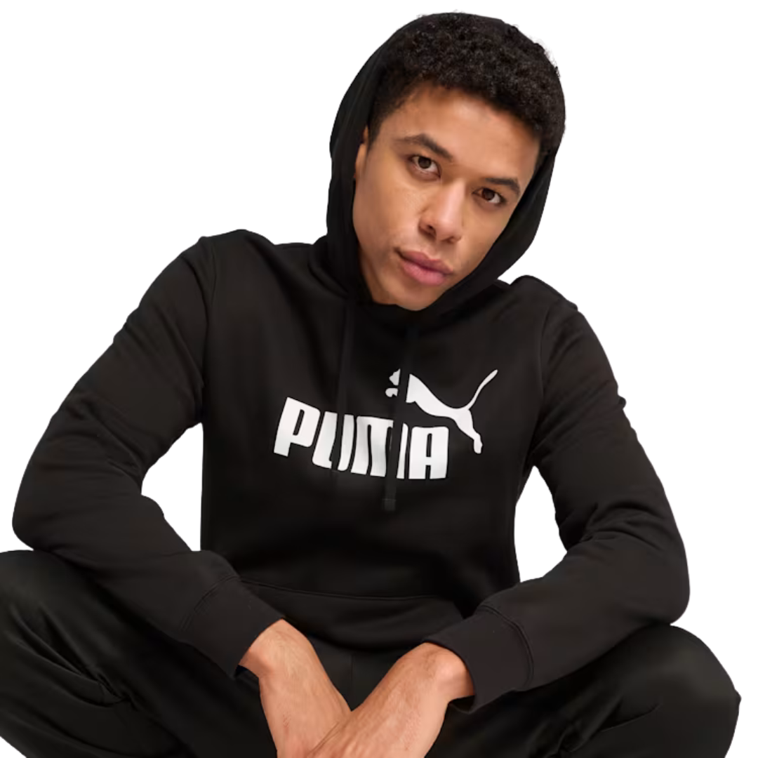 Puma Men Ess No. 1 Logo Hoodie Fleece Black 682570-01