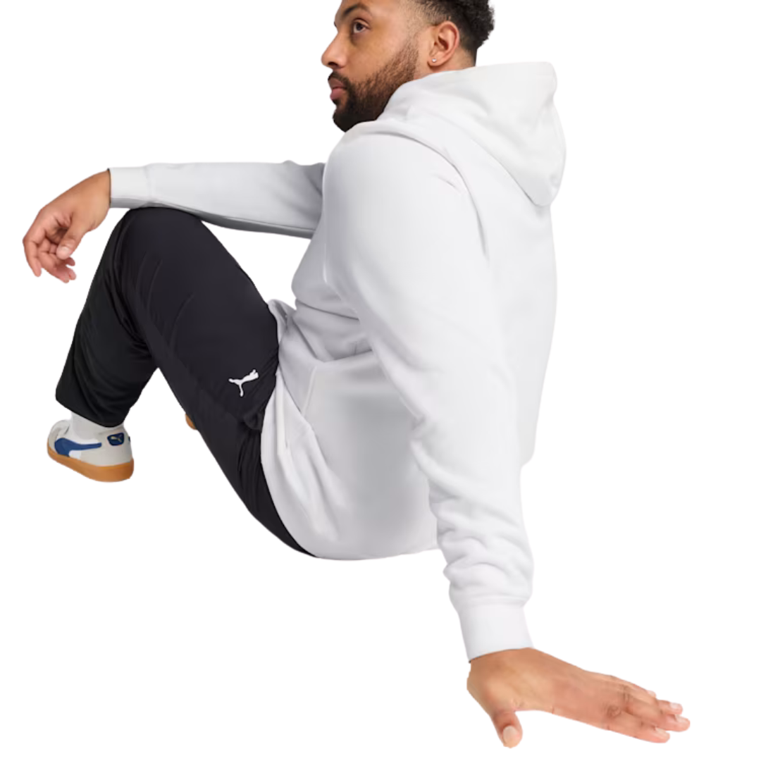 Puma Men Ess No. 1 Logo Hoodie Fleece White 682570-02