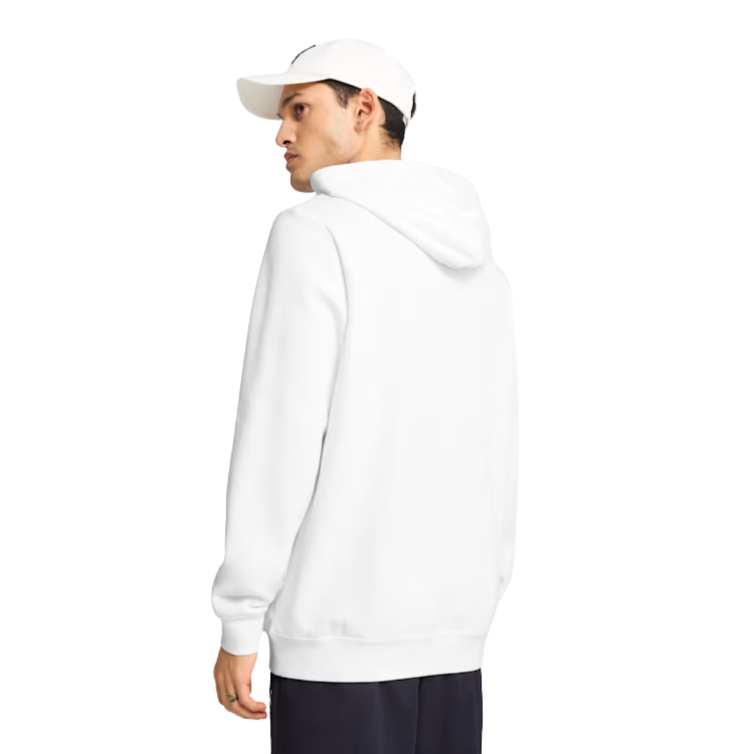 Puma Men Ess No. 1 Logo Hoodie Fleece White 682570-02