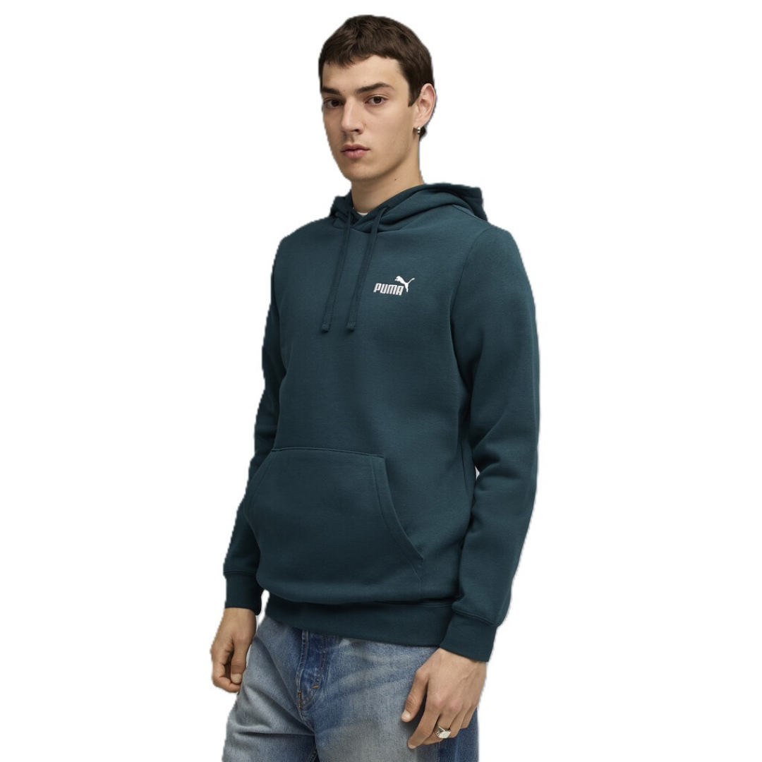 Puma Men Ess Small No. 1 Logo Hoodie Fleece Slim Fit Navy 682575-36