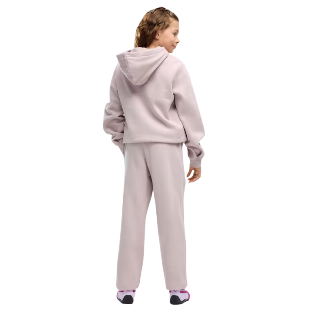 Puma Ess Script Glitter Full-zip Sweat Suit Fleece G Pink 695209-49
