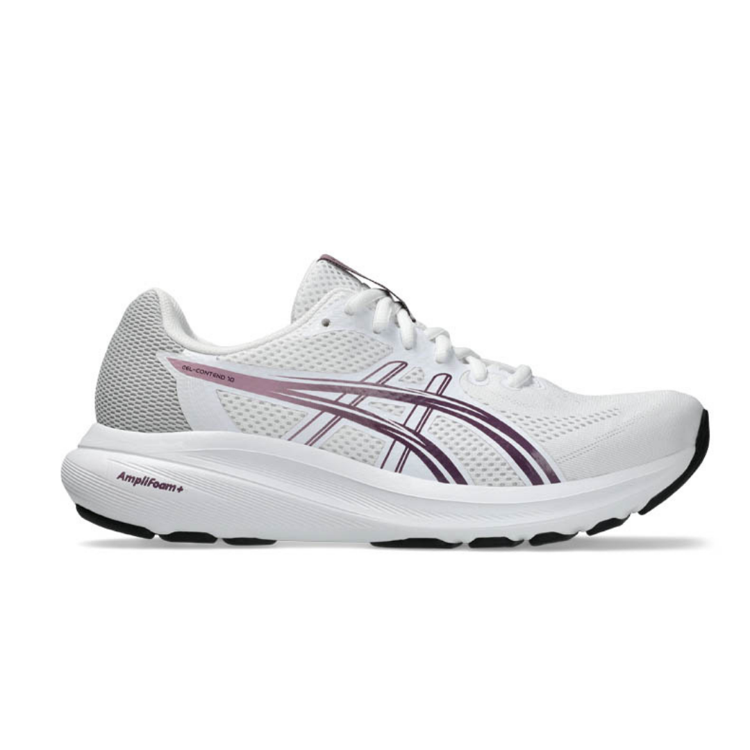 Asics Women Gel-contend 10 Running Shoes White 1012c013-101