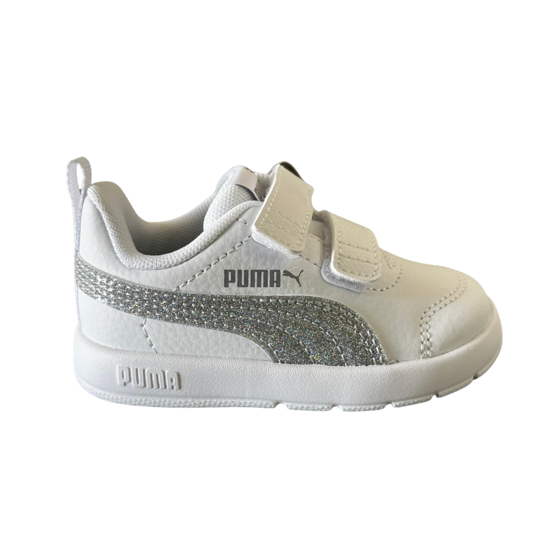 Puma Courtfleeceex V3 Glitz V Infant White 408382-02