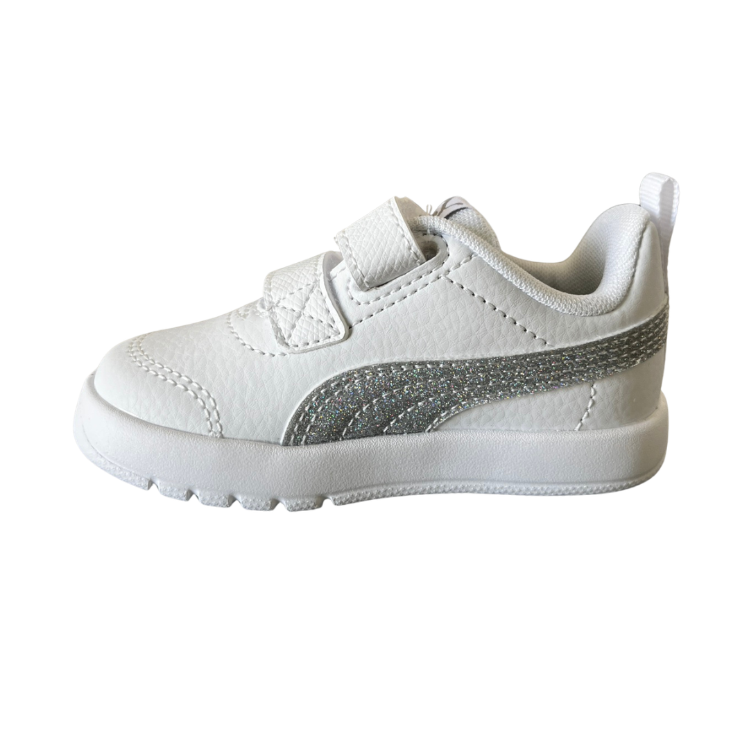 Puma Courtfleeceex V3 Glitz V Infant White 408382-02