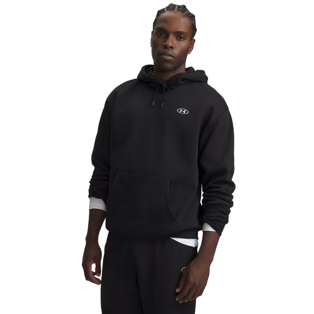 Under Armour Men Rival Flc Hoodie Black 6013448-008