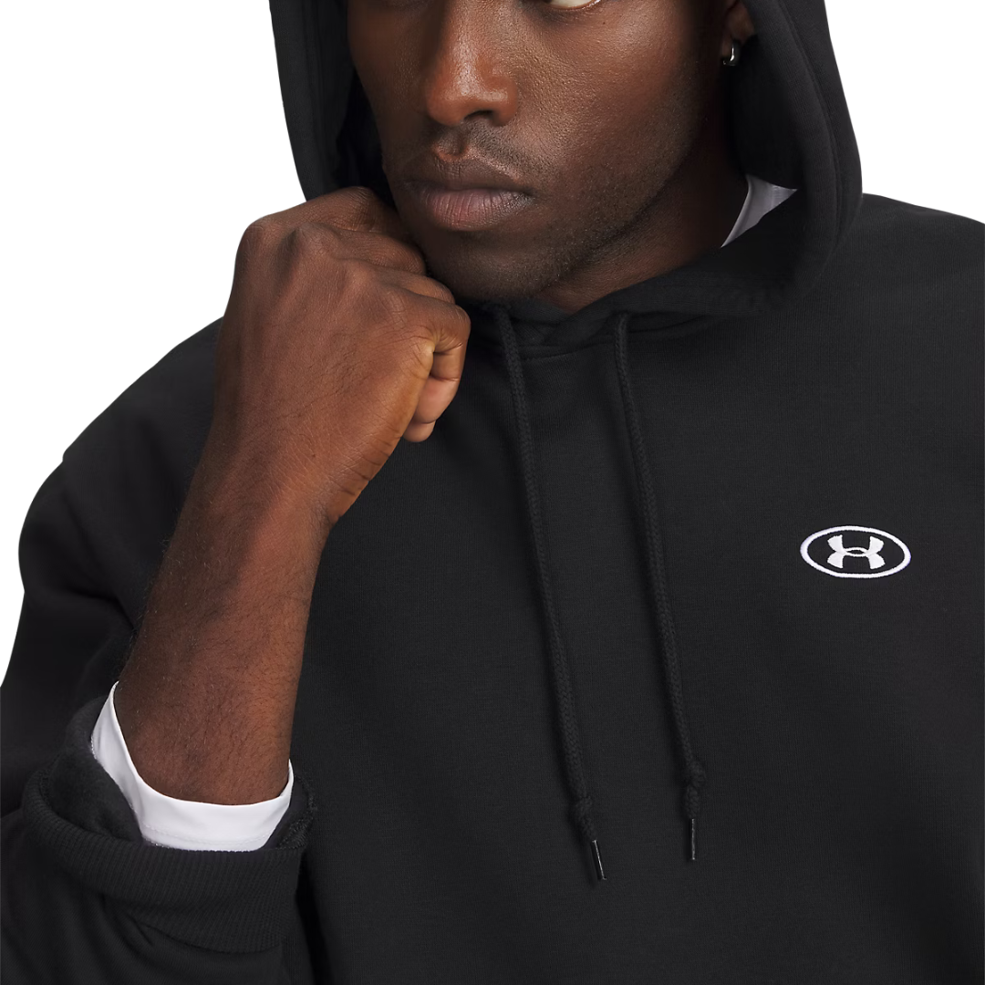 Under Armour Men Rival Flc Hoodie Black 6013448-008