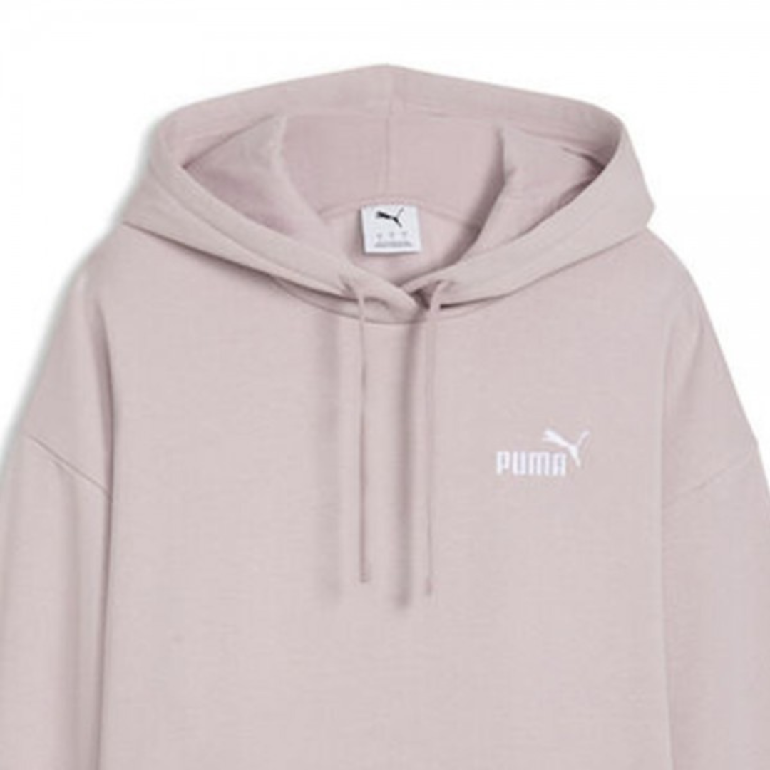 Puma Women Ess Small No. 1 Logo Comfort Hoodie Fleece Slim Fit Pink 682397-49
