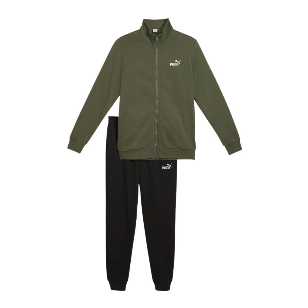 Puma Men Ess Sweat Suit Fleece Green 688175-86