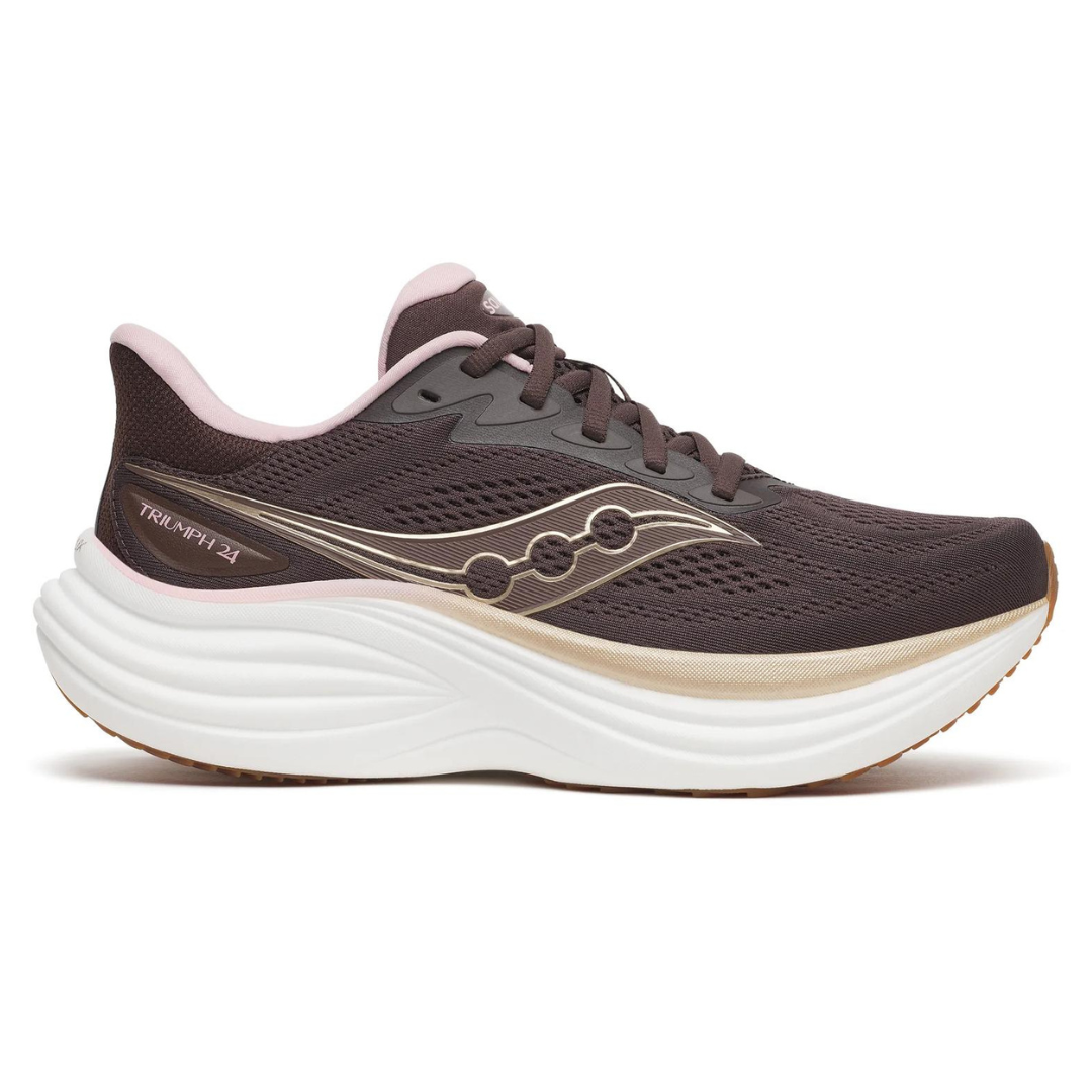 Saucony Triumph 24 Women Running Shoes Brown S100999-1036